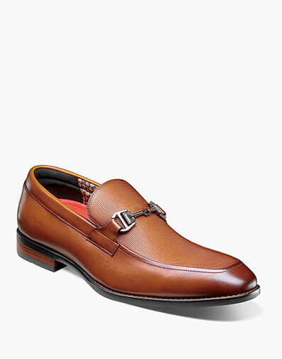 Lawton Moc Toe Bit Slip On in Cognac for $$140.00