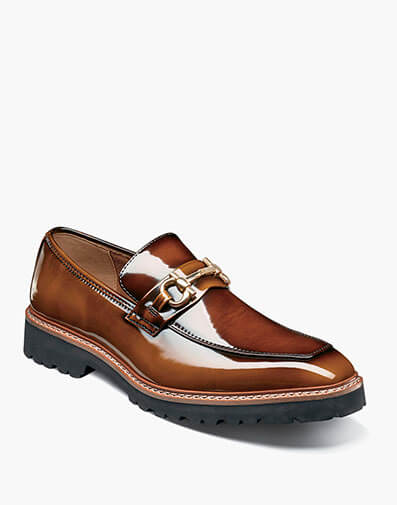 Carabello Moc Toe Bit Slip On in Brown Multi for $$110.00