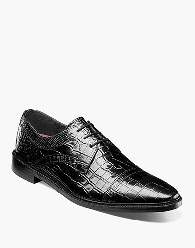 Fiorentino Cap Toe Oxford in Black for $$115.00