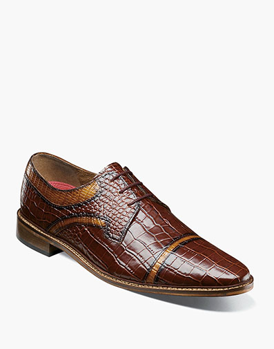 Fiorentino Cap Toe Oxford in Brown Multi for $$115.00