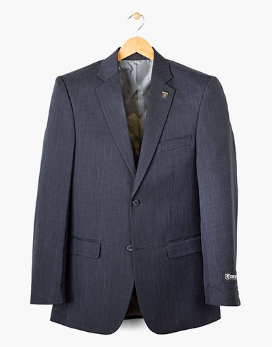 Suny 3 Piece Vested Suit in Dark Gray for $249.00