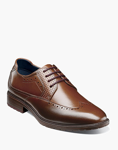Boys Rooney Wingtip Oxford in Tan for $$39.90