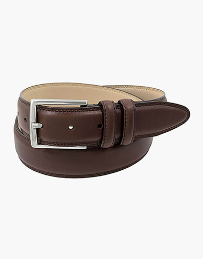 Tyson Double Strap Leather Belt in Brown for $38.00