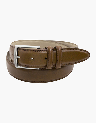 Tyson Double Strap Leather Belt in Cognac for $$29.90