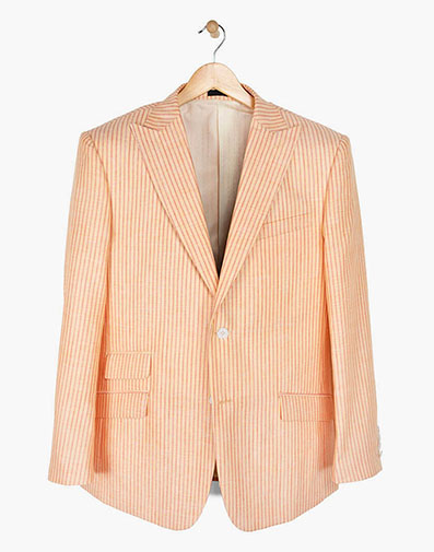 Jackson 3 Piece Vested Suit in Orange for $129.90