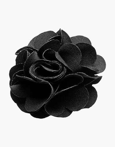 Taylor Floral Lapel Pin in Black for $$14.00