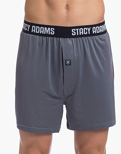 Boxer Shorts ComfortBlend Loungewear in Gray for $18.00