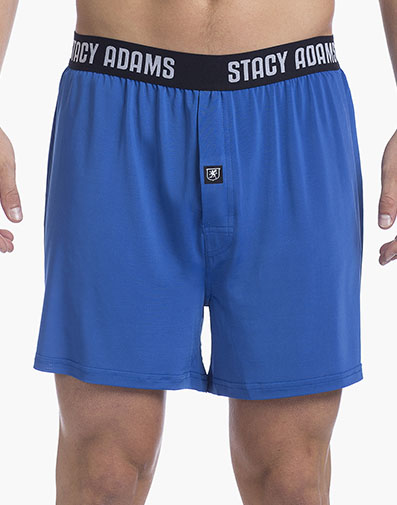 Boxer Shorts Comfort Stretch Loungewear in Blue for $$15.95