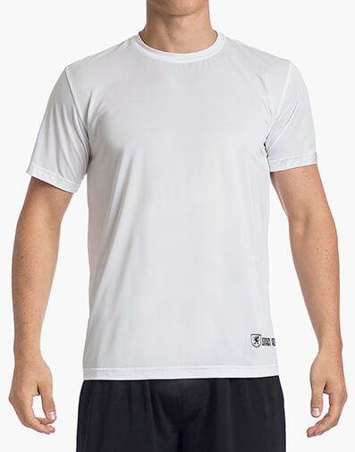Crew Neck T-Shirt ComfortBlend Loungewear in White for $19.95