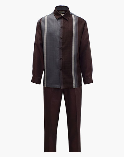 Grayson Pant Set in Burgundy for $$149.00