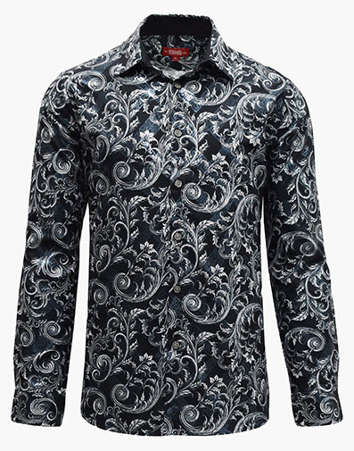 Eli Button Down Shirt in Black for $$69.00