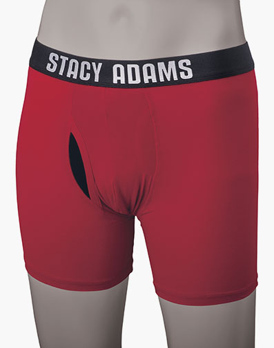 Boxer Brief Performance Fabric in Red for $22.00