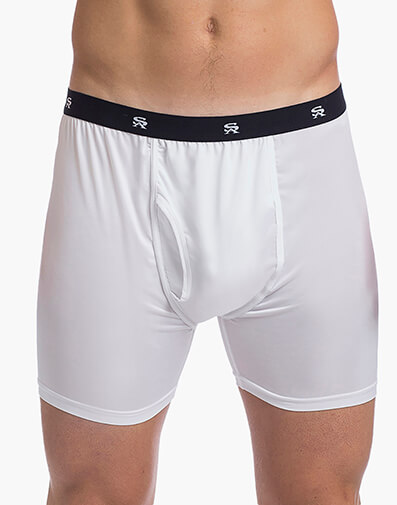 Boxer Briefs ComfortBlend Loungewear in White for $$15.00