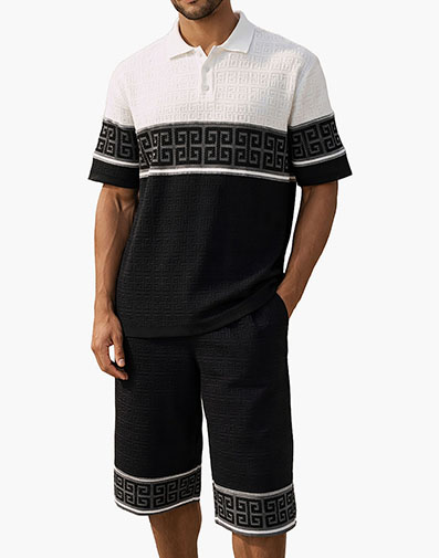 Amir Short Set in White for $$149.00