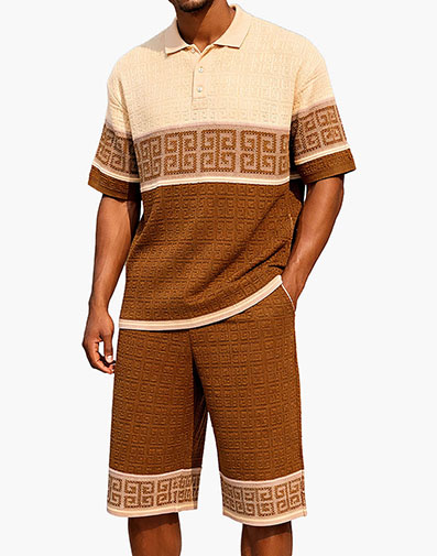 Amir Short Set in Tan for $$149.00