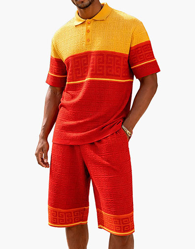 Amir Short Set in Gold for $$149.00