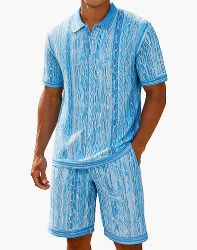 Kayden Short Set in Turquoise for $$149.00