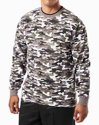 Charles Long Sleeve Shirt in Gray Multi for $39.00
