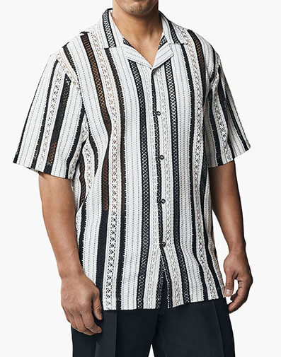 Luciano Button Down Shirt in Black for $$59.90