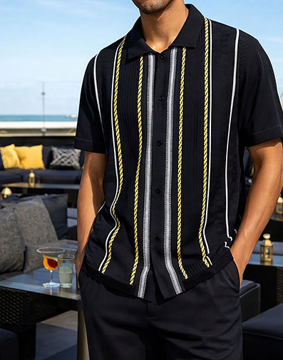 Walker Button Down Shirt in Black for $$59.00