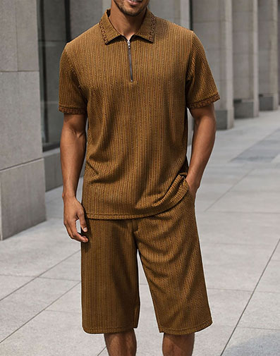 Kace Short Set in Tan for $$99.00