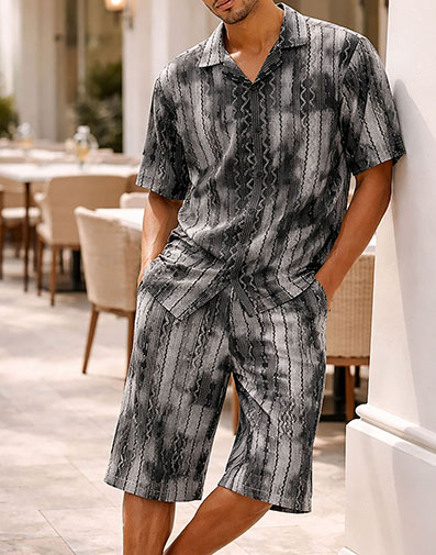 Alexander Short Set in Gray for $$99.00