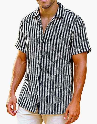 Sawyer Button Down Shirt in Black for $$59.00