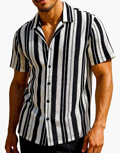 Jonah Button Down Shirt in Black for $$59.00