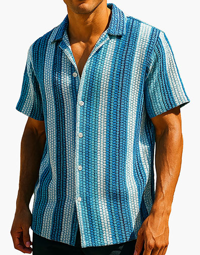 Bryson Button Down Shirt in Blue for $$59.00