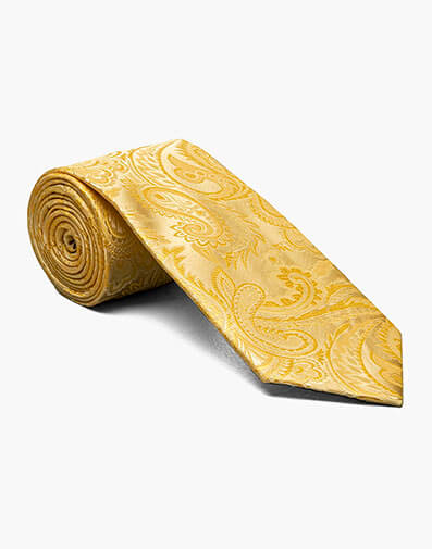 Lucas Tie And Hanky Set in Gold for $20.00