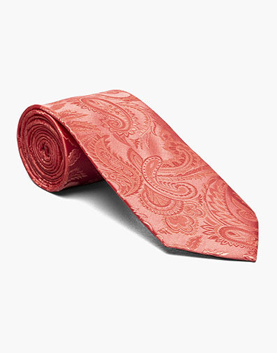 Lucas Tie And Hanky Set in Coral for $$24.00