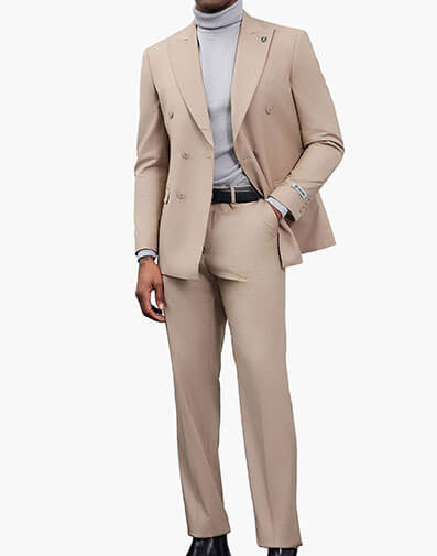 Hampsten 2 Piece Suit in Tan for $$250.00
