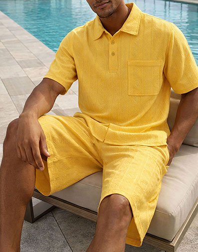 Baker Short Set in Yellow for $$99.00