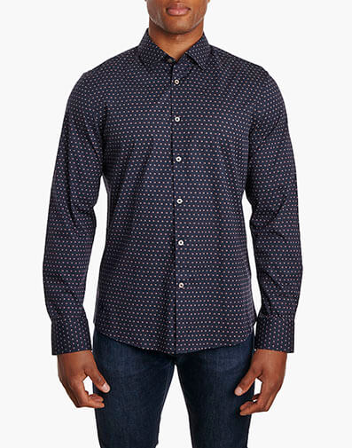 Madden Dress Shirts Point Collar in Navy for $$79.00