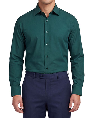 Sandee Dress Shirt Spread Collar in Lime for $$40.00