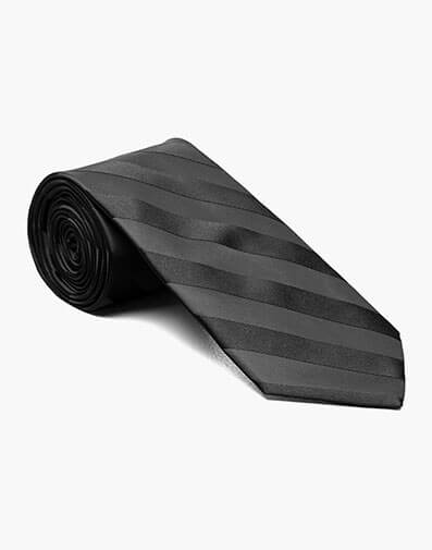 Liam Tie And Hanky Set in Black for $20.00