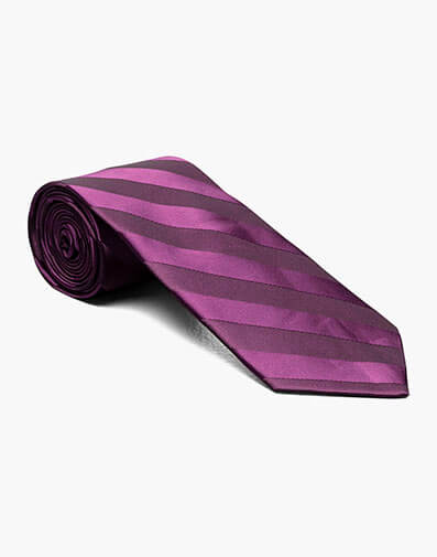 Liam Tie And Hanky Set in Plum for $20.00