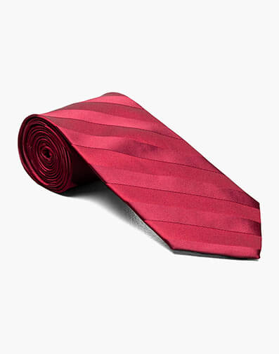 Liam Tie And Hanky Set in Burgundy for $20.00