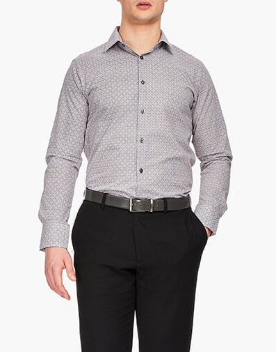 Winslow Dress Shirt Spread Collar in Taupe for $$79.00
