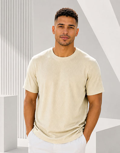 Ambrose T-Shirt in Cream for $$39.00