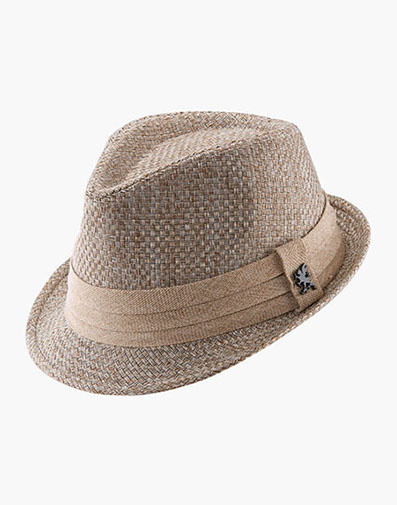 River Fedora Woven Pinch Front Hat