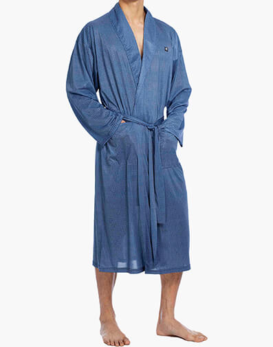 Social Robe ComfortBlend Loungewear in French Blue Multi for $$50.00