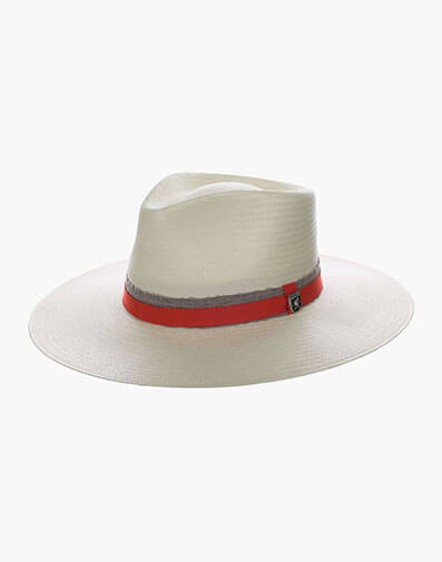 Harlow Fedora Toyo Pinch Front Hat in Ivory for $$75.00