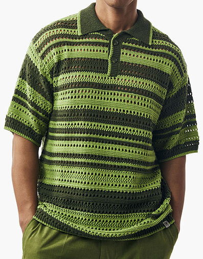Anzio Polo Shirt in Olive for $$59.00