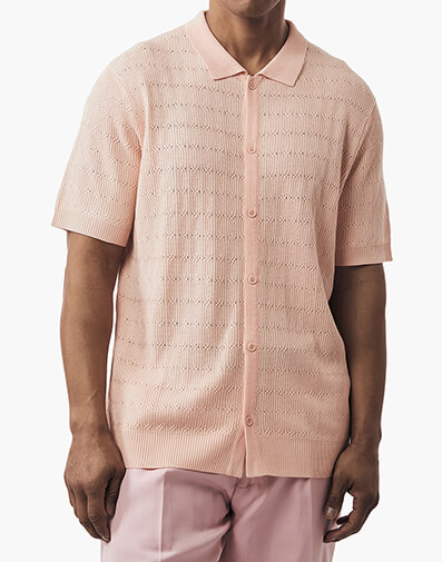 Trento Button Down Shirt in Pink for $$69.00