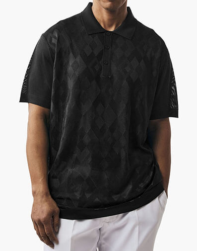 Russell Polo Shirt in Black for $$49.00