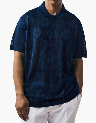 Russell Polo Shirt in Navy for $$49.00