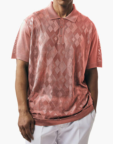 Russell Polo Shirt in Pink for $$49.00