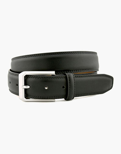Zane Feather Edge Belt in Black for $$35.00