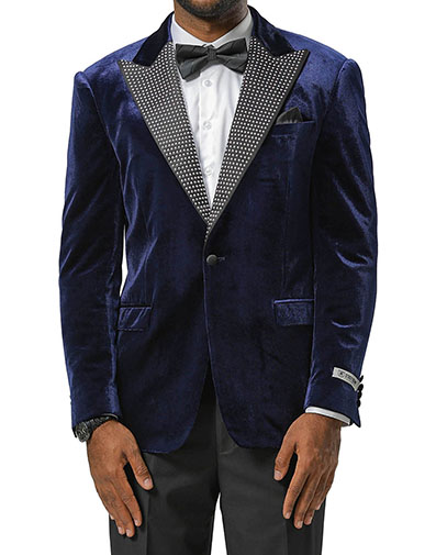 Caan Suit Jacket in Navy for $$175.00